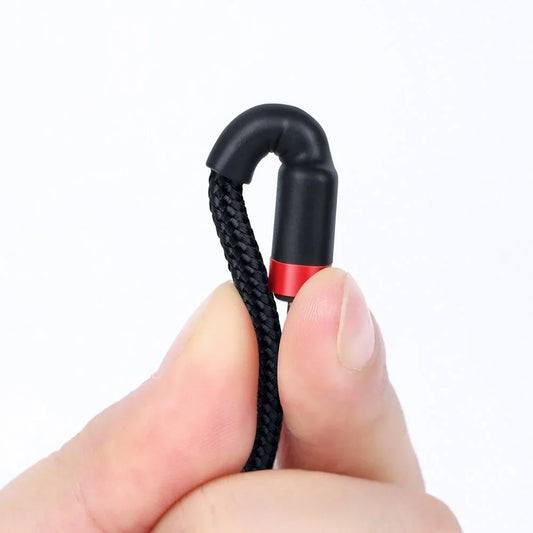 Baseus Cafule USB-C PD Schnellladekabel 100W – Nylon Schwarz - MIZO.at