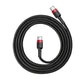 Baseus Cafule USB-C PD Schnellladekabel 100W – Nylon Schwarz - MIZO.at