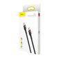 Baseus Cafule USB-C PD Schnellladekabel 100W – Nylon Schwarz - MIZO.at