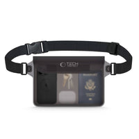 Tech-Protect UWP10 Waterproof Pouch | 10" Universal, Black/Clear - MIZO.at