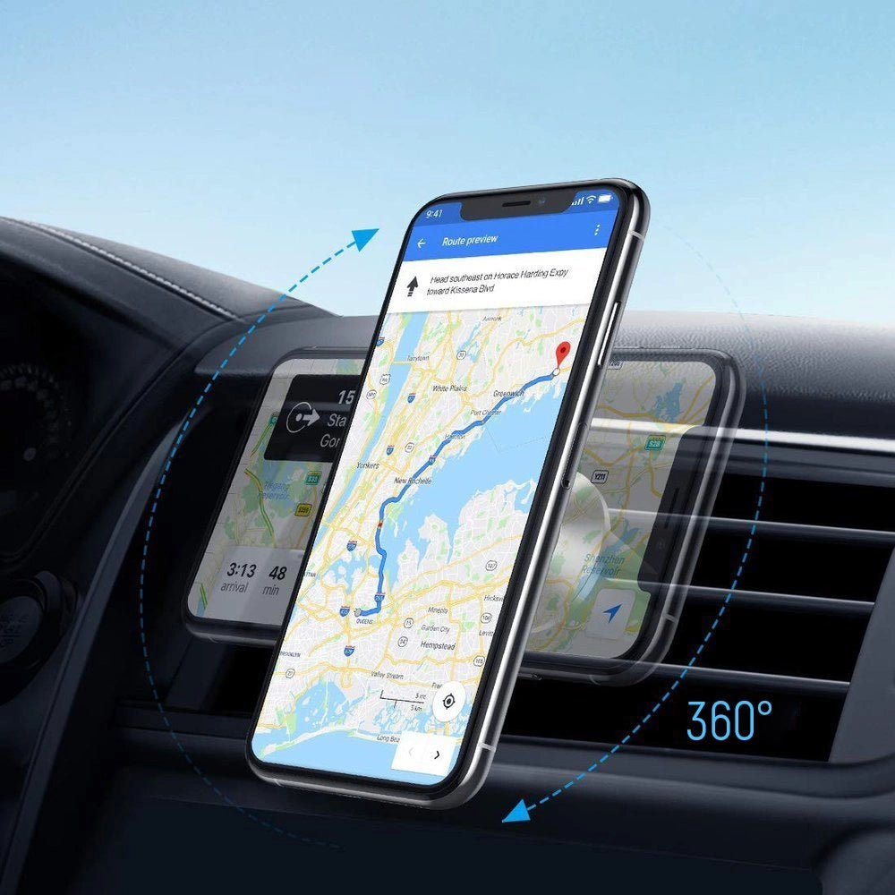 Wozinsky WMH-04 Magnetic Holder | Car Grill Mount Black - MIZO.at